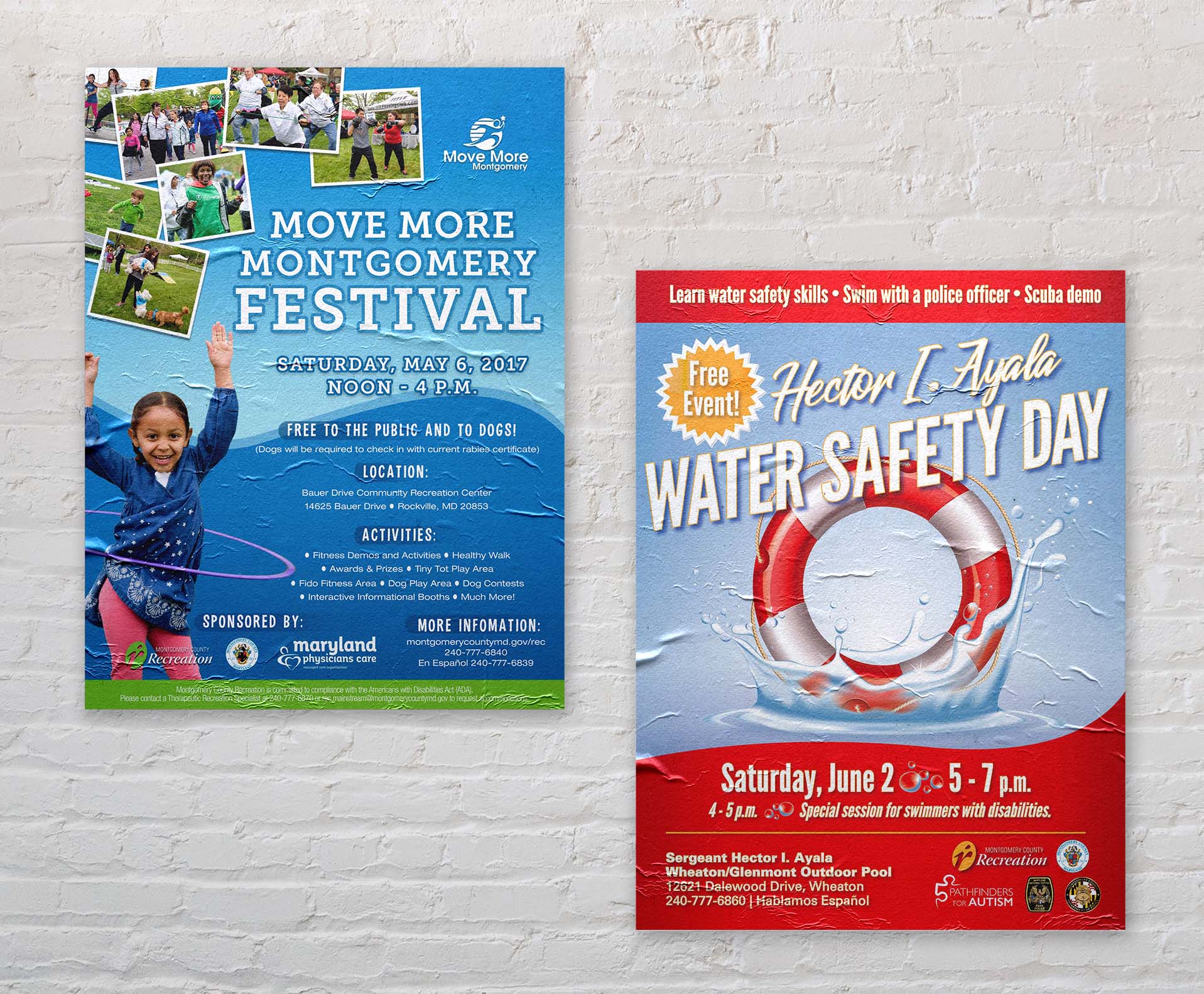 Poster Design for Montgomery County Recreation